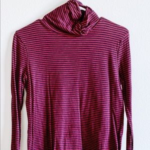 Striped Madewell Turtleneck